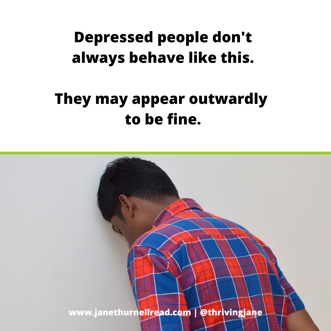 depressed person