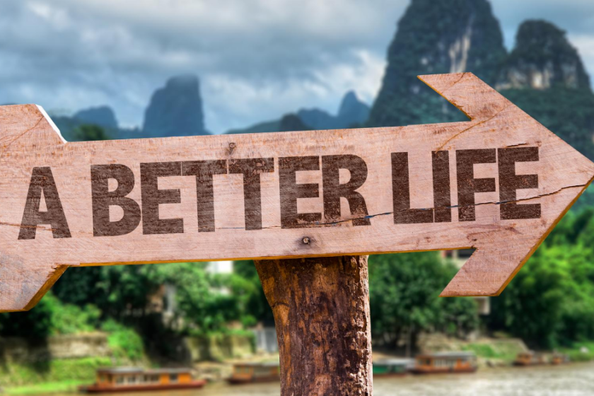 better life sign post