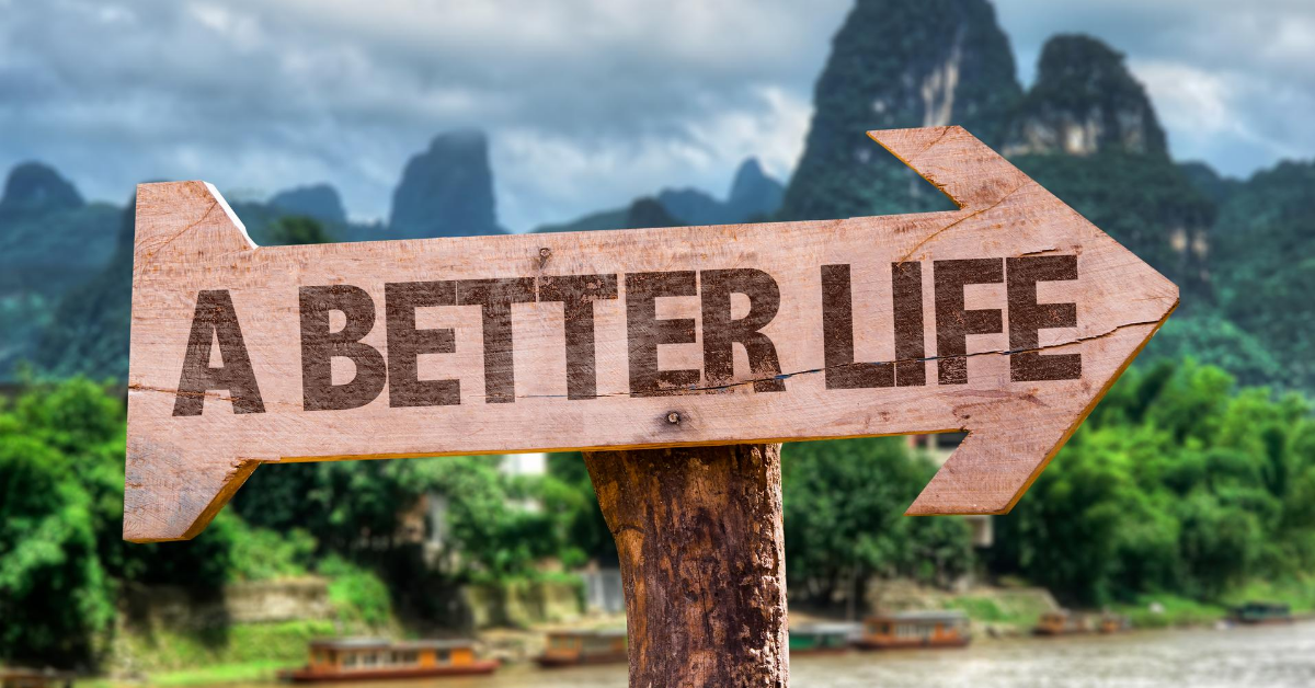better life sign post