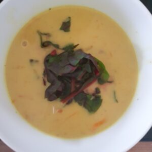 lentil soup with chard